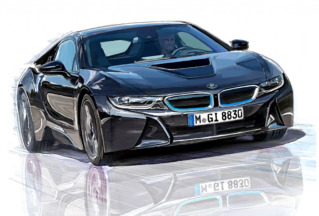 BMW i8 | M.M|illustrations.